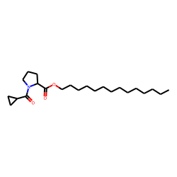 L-Proline, N-(cyclopropylcarbonyl)-, tetradecyl ester