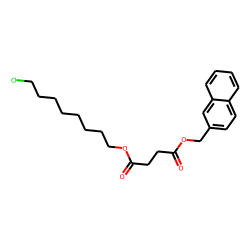 Succinic acid, 8-chlorooctyl 2-naphthylmethyl ester