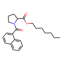 L-Proline, N-(1-naphthoyl)-, heptyl ester
