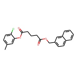 Glutaric acid, naphth-2-ylmethyl 2-chloro-5-methylphenyl ester