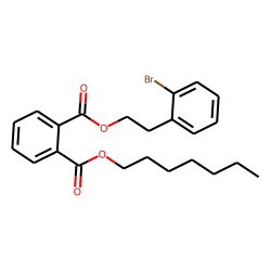 Phthalic acid, 2-(2-bromophenyl)ethyl heptyl ester