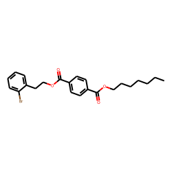 Terephthalic acid, 2-bromophenethyl heptyl ester
