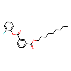 Isophthalic acid, 2-fluorophenyl nonyl ester