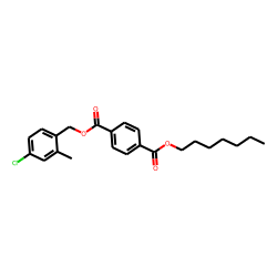 Terephthalic acid, 4-chloro-2-methylbenzyl heptyl ester