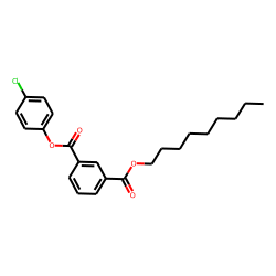 Isophthalic acid, 4-chlorophenyl nonyl ester