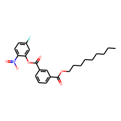 Isophthalic acid, 2-nitro-5-fluorophenyl nonyl ester