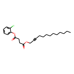 Succinic acid, tridec-2-yn-1-yl 2-chlorophenyl ester