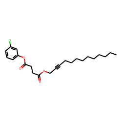 Succinic acid, tridec-2-yn-1-yl 3-chlorophenyl ester