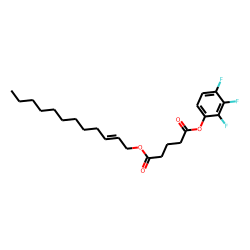 Glutaric acid, dodec-2-en-1-yl 2,3,4-trifluorophenyl ester