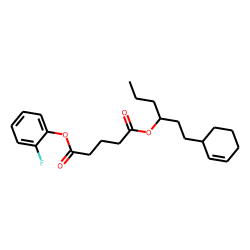 Glutaric acid, 1-(cyclohex-2-enyl)hex-3-yl 2-fluorophenyl ester
