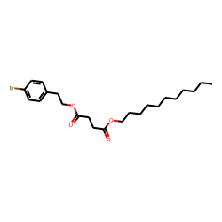 Succinic acid, 4-bromophenethyl undecyl ester