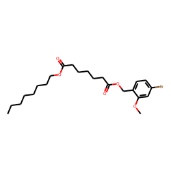 Pimelic acid, 4-bromo-2-methoxybenzyl octyl ester