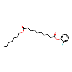 Sebacic acid, 2-fluorophenyl heptyl ester