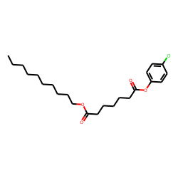 Pimelic acid, 4-chlorophenyl decyl ester