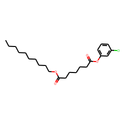 Pimelic acid, 3-chlorophenyl decyl ester