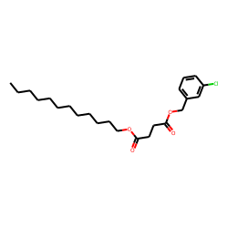 Succinic acid, 3-chlorobenzyl dodecyl ester