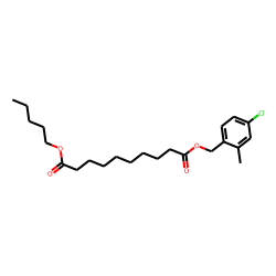 Sebacic acid, 4-chloro-2-methylbenzyl pentyl ester