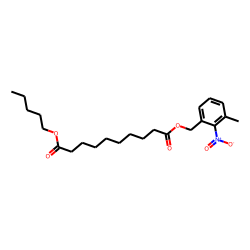 Sebacic acid, 3-methyl-2-nitrobenzyl pentyl ester