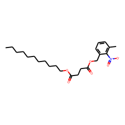 Succinic acid, 3-methyl-2-nitrobenzyl undecyl ester