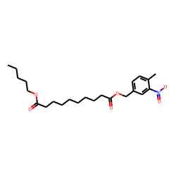 Sebacic acid, 4-methyl-3-nitrobenzyl pentyl ester