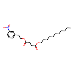 Succinic acid, 2-(3-nitrophenyl)ethyl undecyl ester