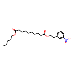 Sebacic acid, 2-(3-nitrophenyl)ethyl pentyl ester
