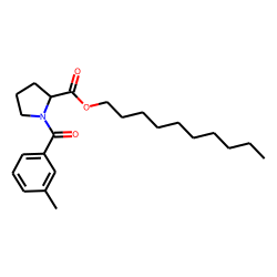 L-Proline, N-(3-methylbenzoyl)-, decyl ester