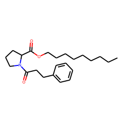 L-Proline, N-(3-phenylpropionyl)-, nonyl ester