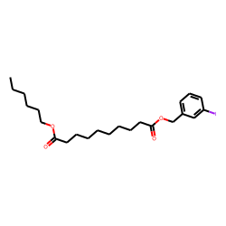 Sebacic acid, hexyl 3-iodobenzyl ester