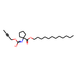 1-Aminocyclopentanecarboxylic acid, N-(but-2-yn-1-yloxycarbonyl)-, dodecyl ester