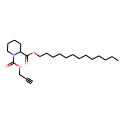 Pipecolic acid, N-propargyloxycarbonyl-, tridecyl ester
