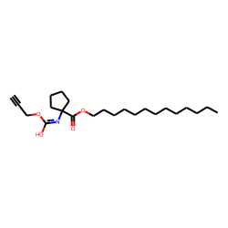 1-Aminocyclopentanecarboxylic acid, N-(propargyloxycarbonyl)-, tridecyl ester