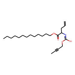 2-Aminopent-4-enoic acid, N-(but-2-yn-1-yloxycarbonyl)-, tridecyl ester