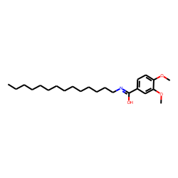 Benzamide, 3,4-dimethoxy-N-tetradecyl-