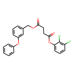 Succinic acid, 2,3-dichlorophenyl 3-phenoxybenzyl ester