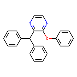 2-Phenoxy-3-benzhydryl pyrazine