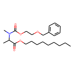 DL-Alanine, N-methyl-N-(2-benzyloxyethoxycarbonyl)-, nonyl ester