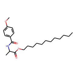 D-Alanine, N-(4-anisoyl)-, dodecyl ester