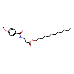 «beta»-Alanine, N-(4-methoxybenzoyl)-, dodecyl ester