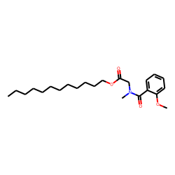 Sarcosine, N-(2-methoxybenzoyl)-, dodecyl ester