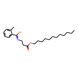 «beta»-Alanine, N-(2-methylbenzoyl)-, dodecyl ester