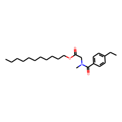 Sarcosine, N-(4-ethylbenzoyl)-, undecyl ester