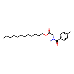Sarcosine, N-(4-methylbenzoyl)-, dodecyl ester