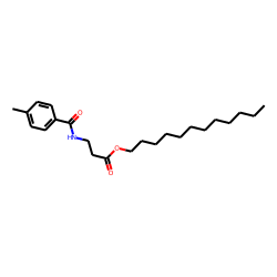 «beta»-Alanine, N-(4-methylbenzoyl)-, dodecyl ester