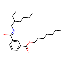Isophthalic acid, monoamide, N-(2-ethylhexyl)-, heptyl ester