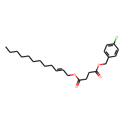 Succinic acid, dodec-2-en-1-yl 4-chlorobenzyl ester