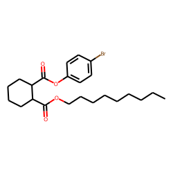1,2-Cyclohexanedicarboxylic acid, 4-bromophenyl nonyl ester