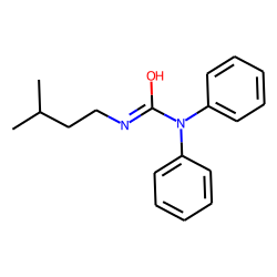 Urea, N,N-diphenyl-N'-(3-methylbutyl)-
