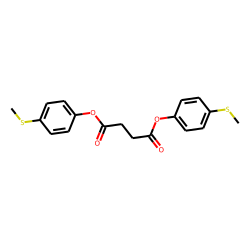 Succinic acid, di(4-methylthiophenyl) ester