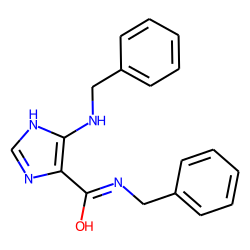 Imidazole-4(or 5)-carboxamide, n-benzyl-5(or 4)-(benzylamino)-